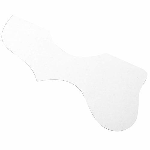 Self-Adhesive Folk Guitar Pickguard Accessories Pickguard Scratch Plate for Acoustic Guitar Bass Violin Black and White Pattern (Black Pattern)