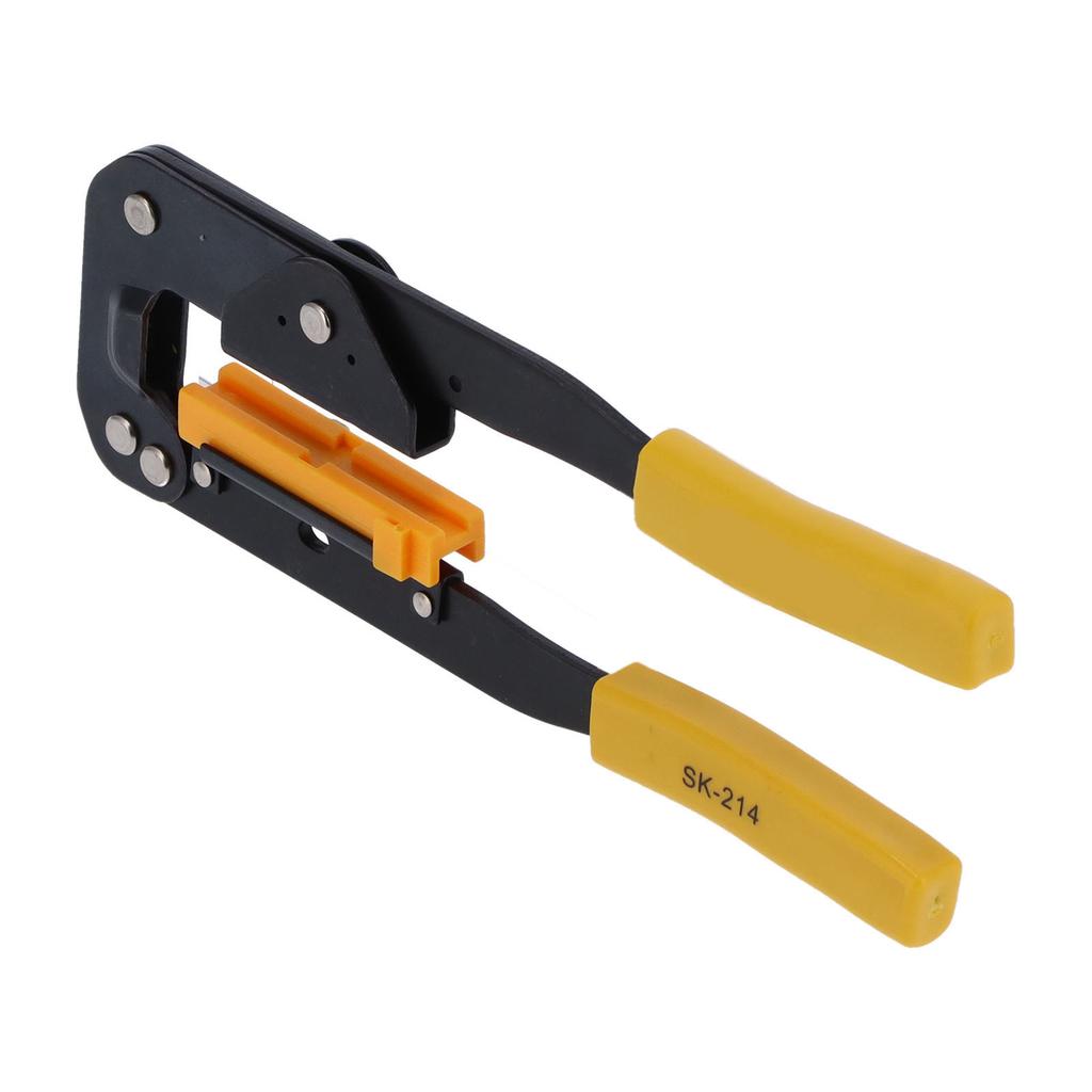 SK?214 Flat Ribbon Cable Crimper High Carbon Steel Hand Wire Arranging Pliers with Die Holder