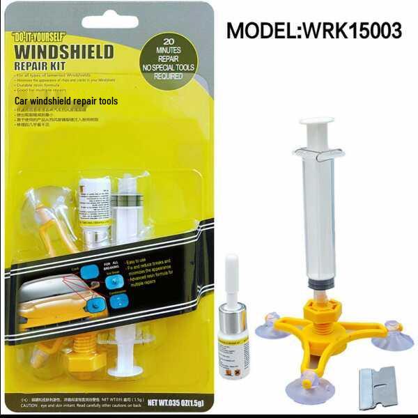 Hot Selling Car Windshield Scratch Repair Tool Set with Glass Repair Liquid