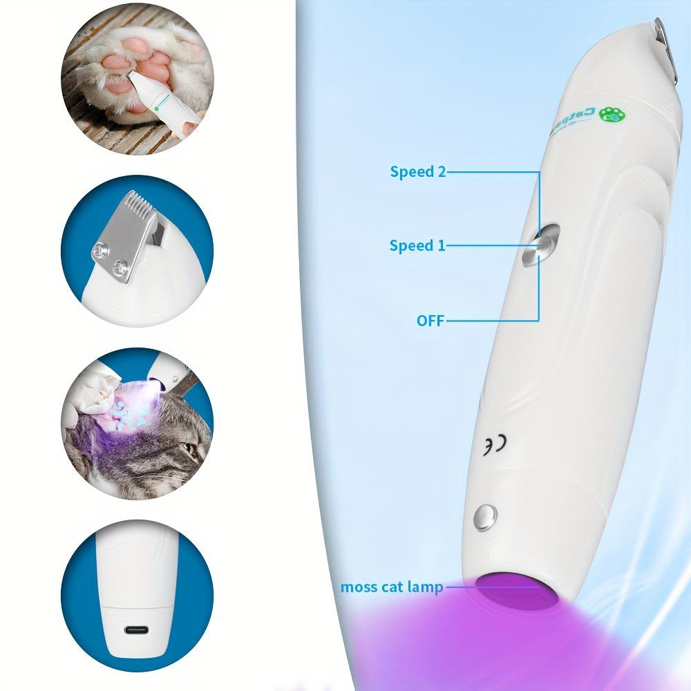 Pet Electric Nail Grinder with Bloodline Light for Cats & Dogs - Nail Care Tool & Clippers