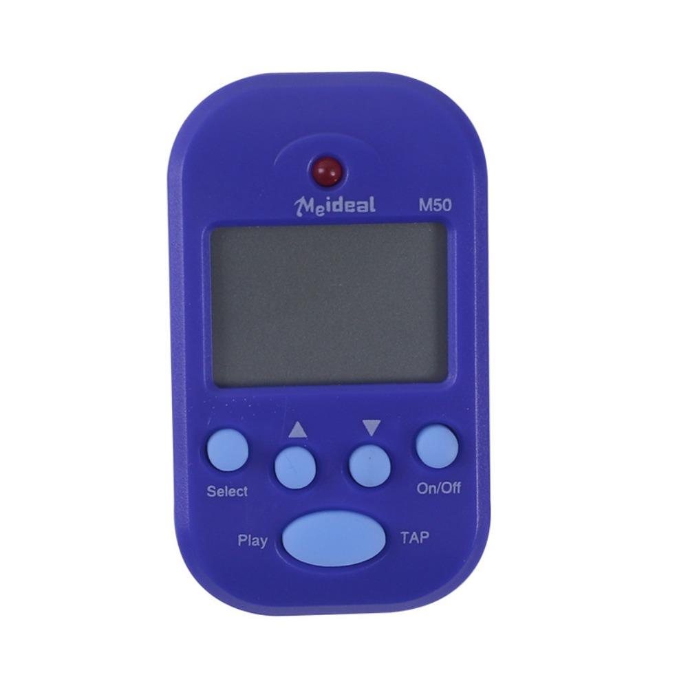 Dual-channel Mini Metronome LCD Digital Beat Tempo Metronome Clip-on Pocket Metronome  Violin