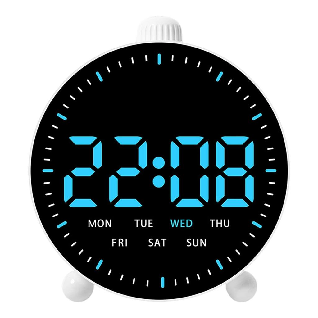 Multifunctional LED Alarm Clock With Countdown Timer Silent Operation For Bedside Desk Home Office Use