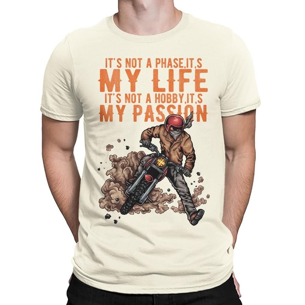 Biker Lovers Mens TShirt Motorbike Motorcycle Funny Skull Tee Top