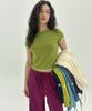 Jinokio (W)All Day Slim Fit Layered Top (Olive)