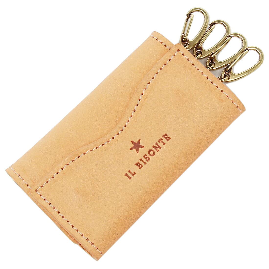 

Key Case Beige IL BISONTE SKH144 PV0001 NA106B [IL BISONTE] Women s [Item]