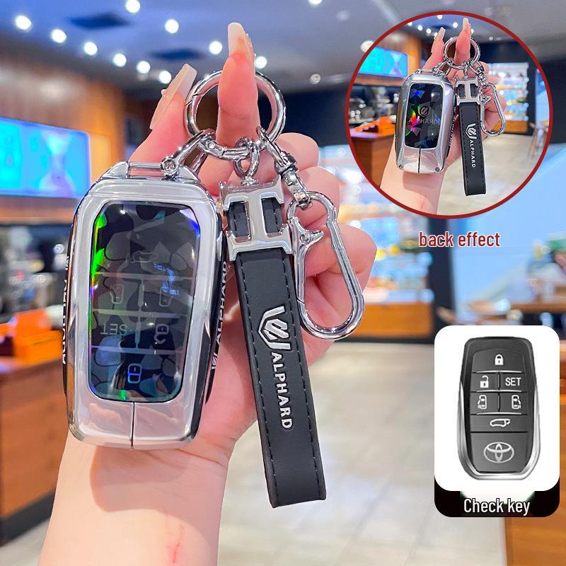 Toyota Sienna Key Case: Compatible with 24 Models, Granvia, Alphard, Vellfire Metal Shell Buckle