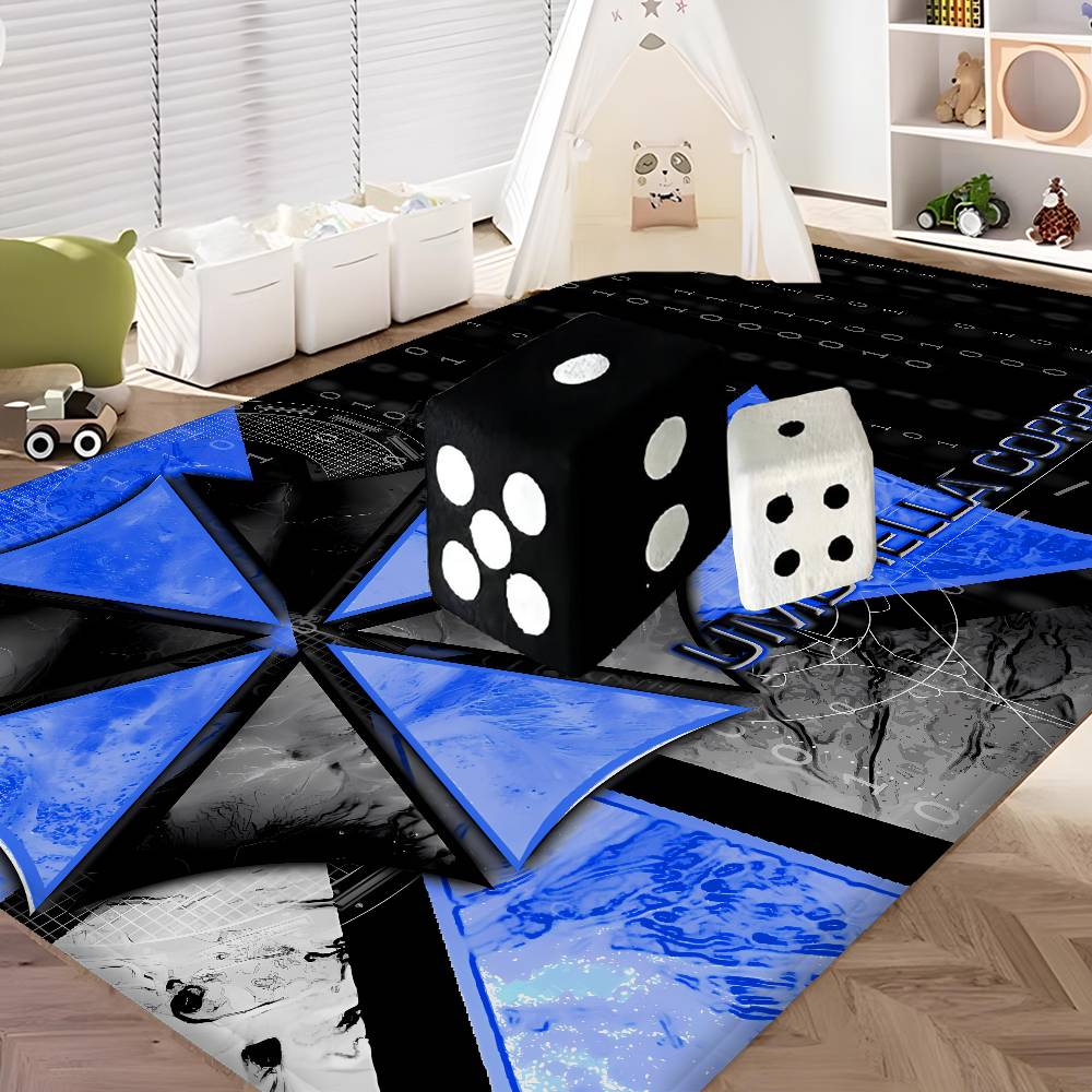 Horror Movie Umbrella Corporation Hallway Carpet Washable Non-Slip Living Room Sofa Chairs Area Mat Kitchen Doormat Area Rug
