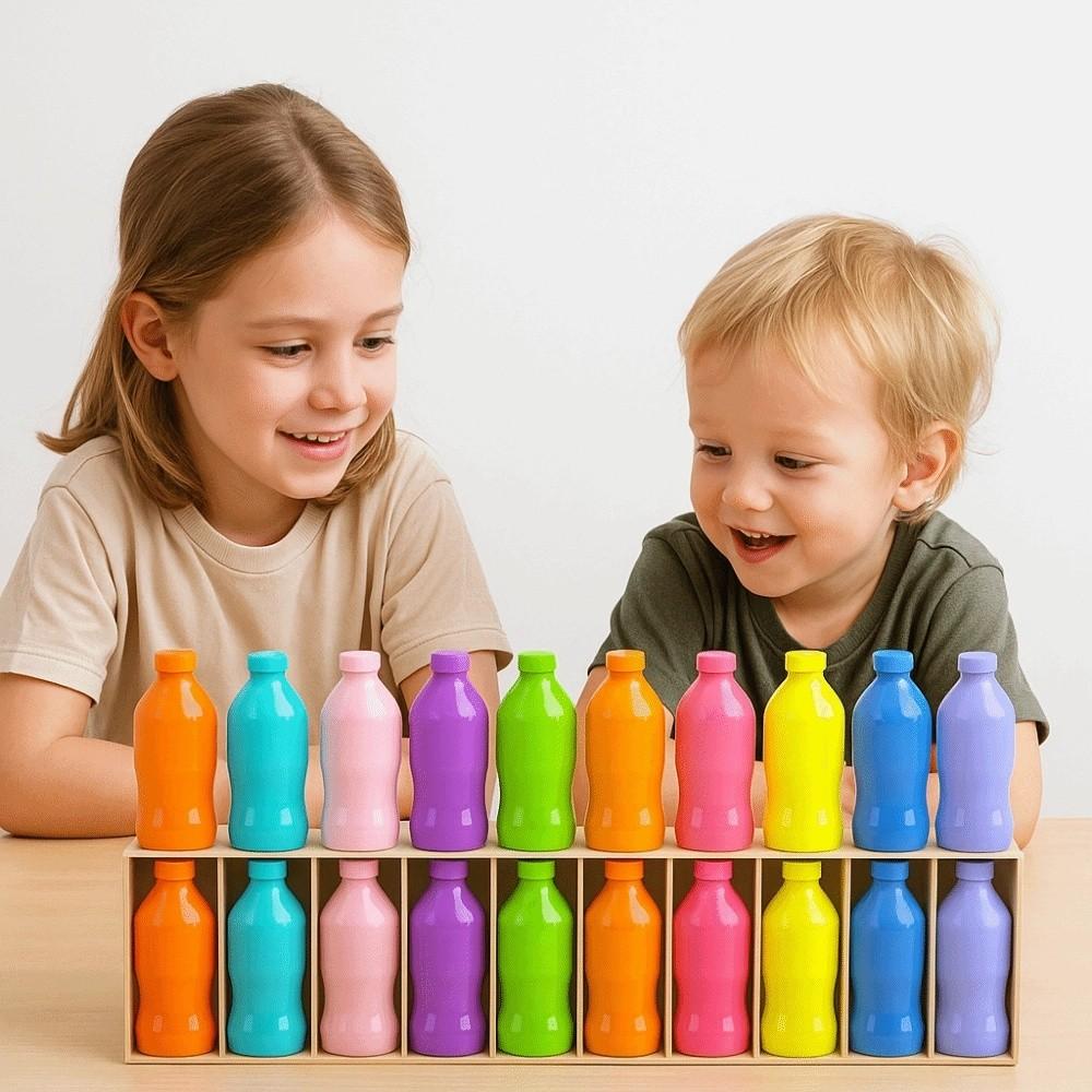 Interactive Bottle Matching Game Logical Thinking Montessori Color Sorting Toys  Kindergarten