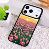 Flowery Field Flowers Tulips Phone Case for iPhone 17 Air 16 15 11 12 14 13 Pro Max Shockproof Cover