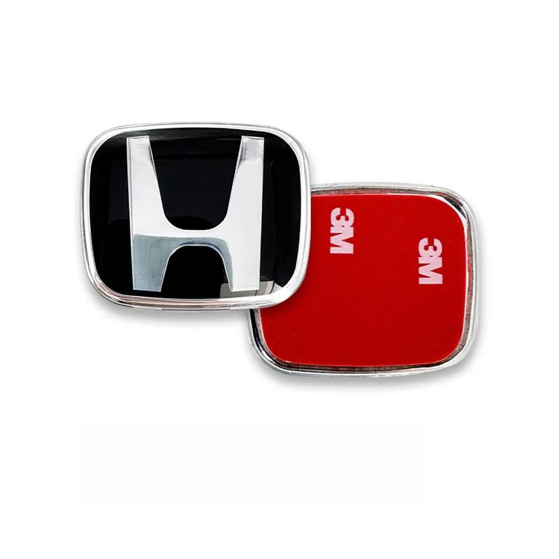 1PC Car Steering Wheel H Logo Emblem Cover Sticker Replacement for Honda Civic Fit Jazz Accord CRV HRV City Odyssey Passport DI4