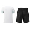 Under Armour Round Neck Pullover Short Sleeve Jersey Relaxed Fit Mid Waist Shorts Sports Set Unisex Sports Set 24500507-100+23500203-001