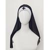 Sexy Halloween Nun Vampire Cosplay Costume - Black Witch Maid Role Play
