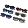Unisex Square Sunglasses UV400 Protection Lightweight PC Frame Fashionable Daily Wear Round Oval Face