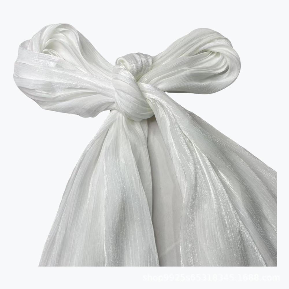Fashion Luxury Chiffon Hijab Breathable Oversized Silk Scarf Elegant Headscarf Daily Wear