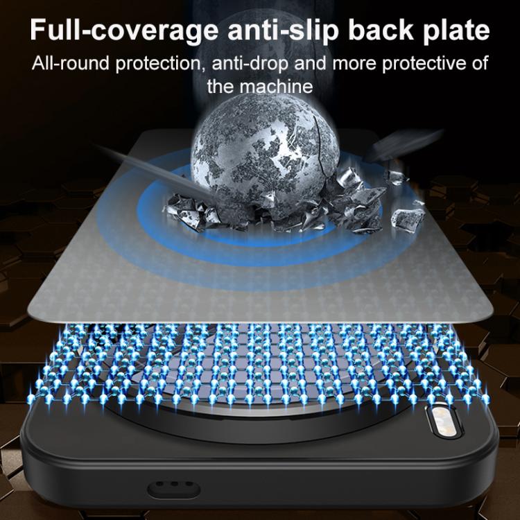 Ice Magnetic Straight Edge Lens Holder Shockproof Phone Case for vivo X200 Ultra, Heat Dissipation Wireless Charging Cover