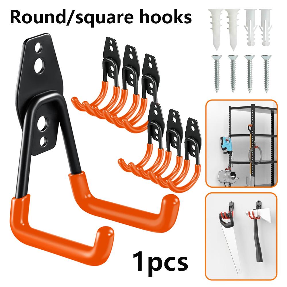 Heavy Duty Wall Mounted Garage Hook for Tools, Bikes, Ladders & More