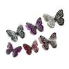 6Pcs Self Adhesive Butterfly Wall Sticker Waterproof PVC Wall Decals Double Layer DIY Wall Art Stickers for Living Room Bedroom Bathroom