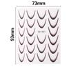 Waterproof Solid Color & Gradient French Nail Stickers - Durable & Stylish for DIY Manicures