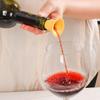 Wine Bottle Stopper 2 In 1 Wine Sealer with Funnel Cute Cat Head Stopper Leakproof Silicone Cover for Beverage Drink Champagne