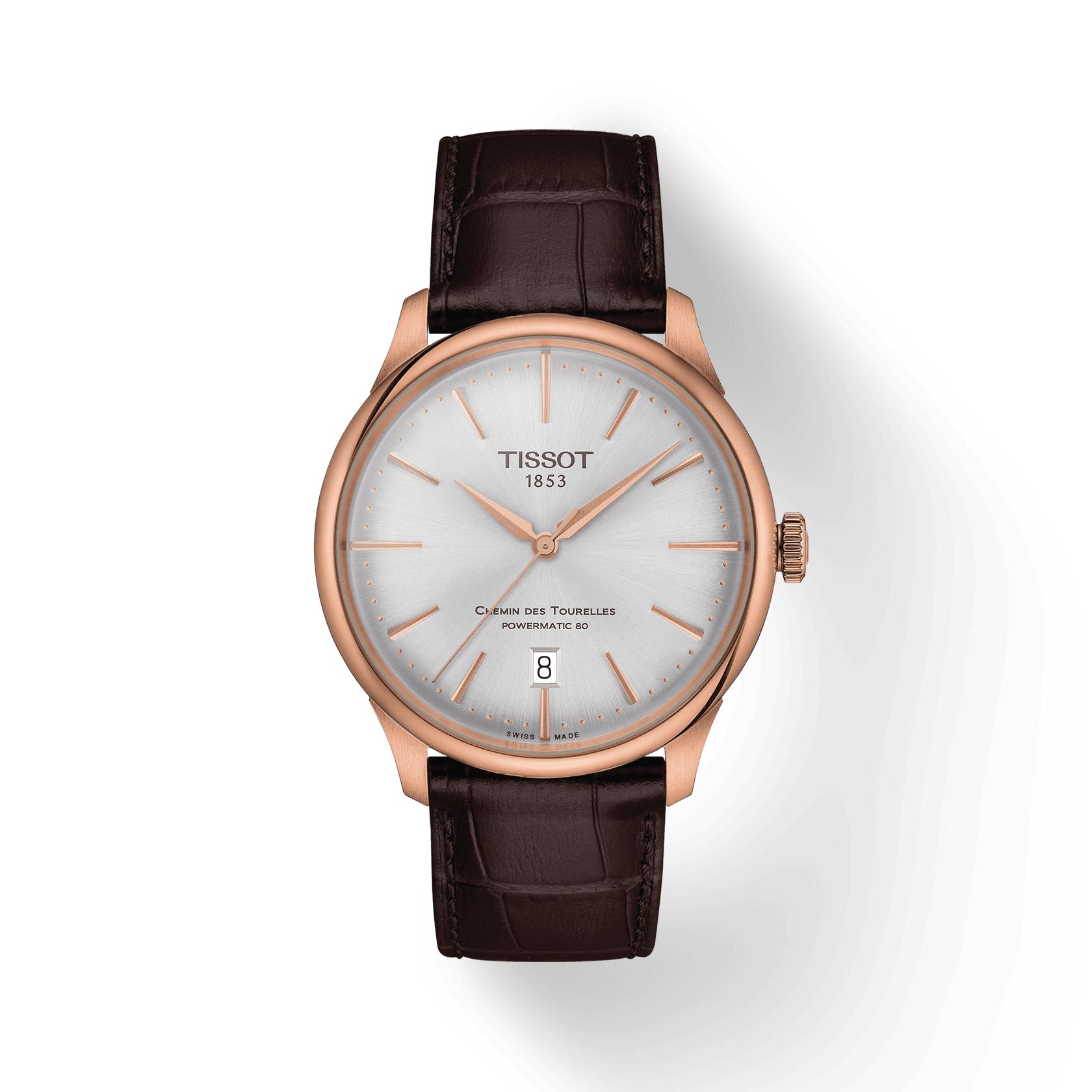 

Tissot Leather Strap silver Dial Men s Fashion Watch T139.807.36.031.00 срібний