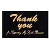 Bookmark Christmas Postcard Black White Thank You Bride X096