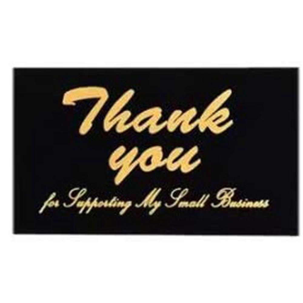Bookmark Christmas Postcard Black White Thank You Bride X096