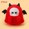 Halloween Ghost Pumpkin Plush Toy With Soft Short Hair For Holiday Decorations And Kids