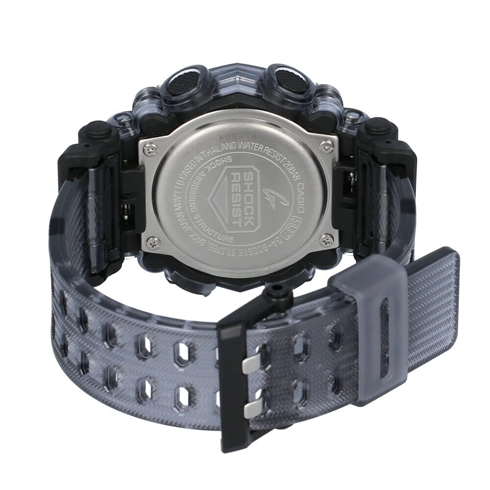 Casio G-Shock Men's Waterproof Analog-Digi Watch with Clear Skeleton, Black (GA-900SKE-8A) [Parallel Import]