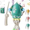 Dancing Squid Auto-Sensing Obstacle Avoidance Electronic Pet with Music and Light Rechargeable Interactive Toy Gifts Ornaments