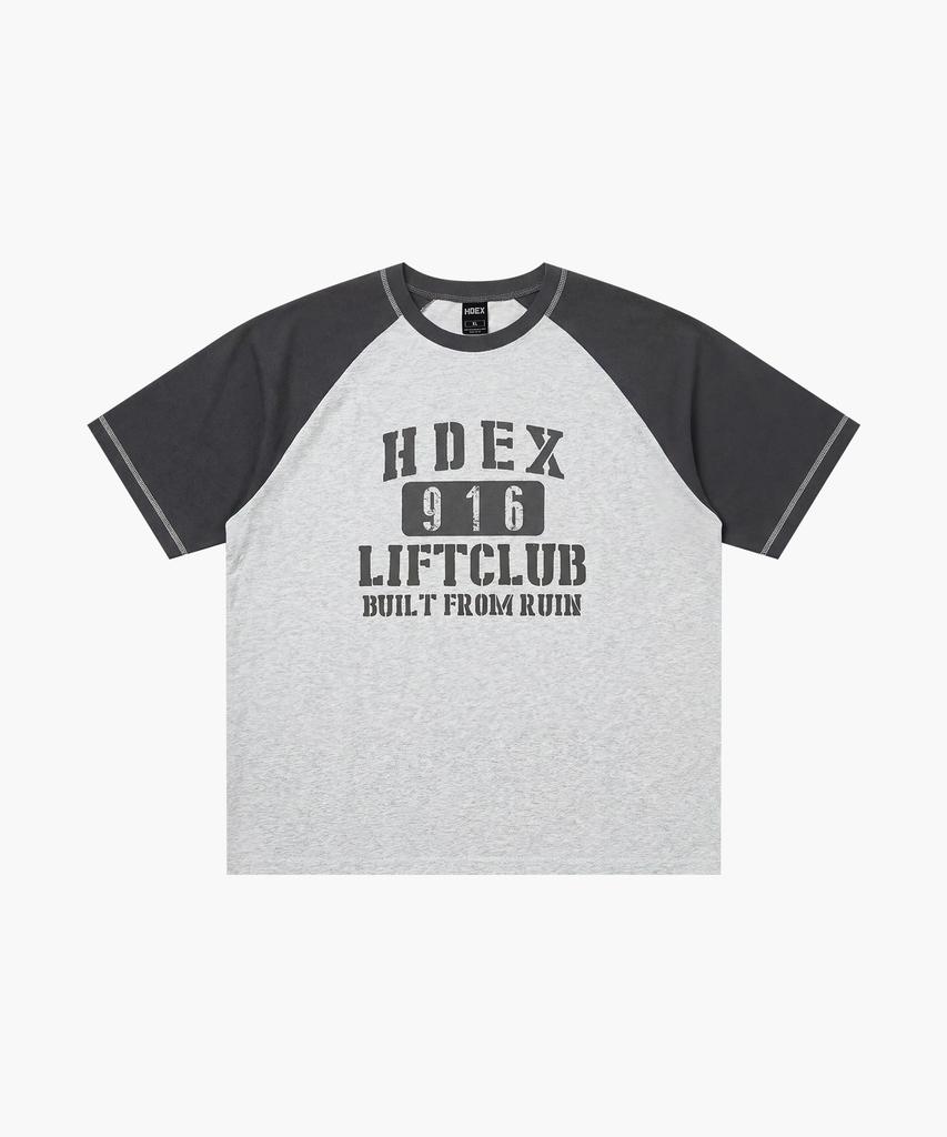 HDEX Lift Stitch Raglan Short Sleeve (Melange White)