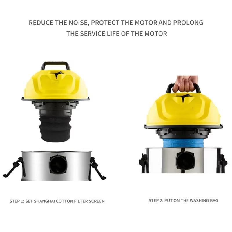 Vacuum Cleaner Filter Bags Wet Dry Foam Filter Replacement Fit for Karcher MV1 WD1 WD2 WD3 Household Use