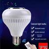 Siebenfarbige RGB Bluetooth LED Musikbirne mit Fernbedienung & Lautsprecher