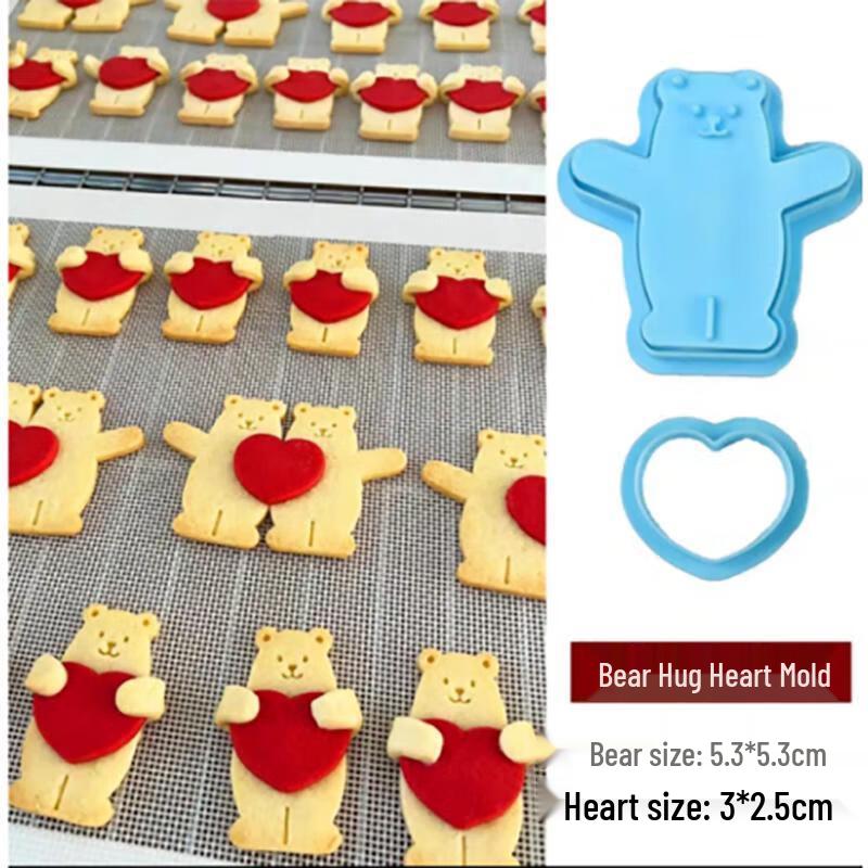 Набор формочек для печенья с нажимным механизмом