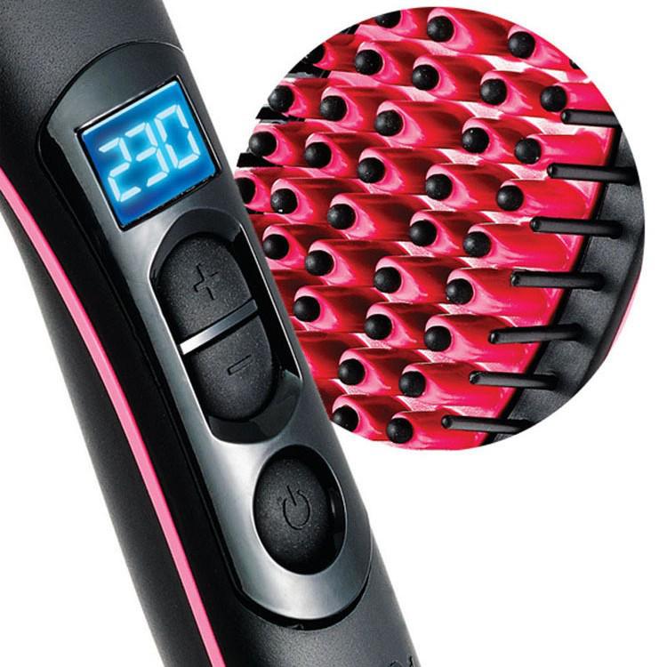 LED Display Dual-Use Electric Hair Straightener Comb