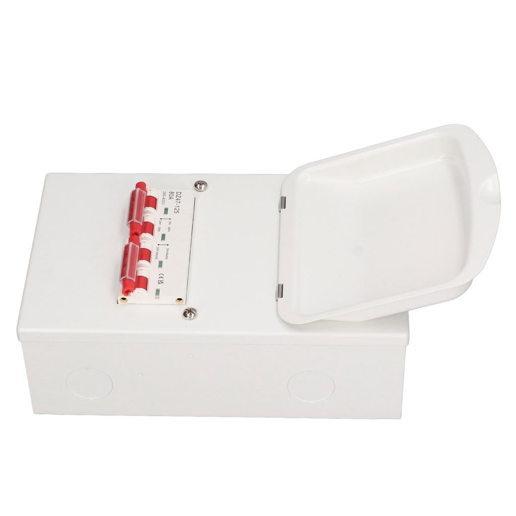 Dual Power Distribution Box Leakage Protection Guide Rail Mounted Mains To Generator Changeover Swit