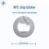 Four-Leaf Heart NTAG215 NFC Chip Stickers