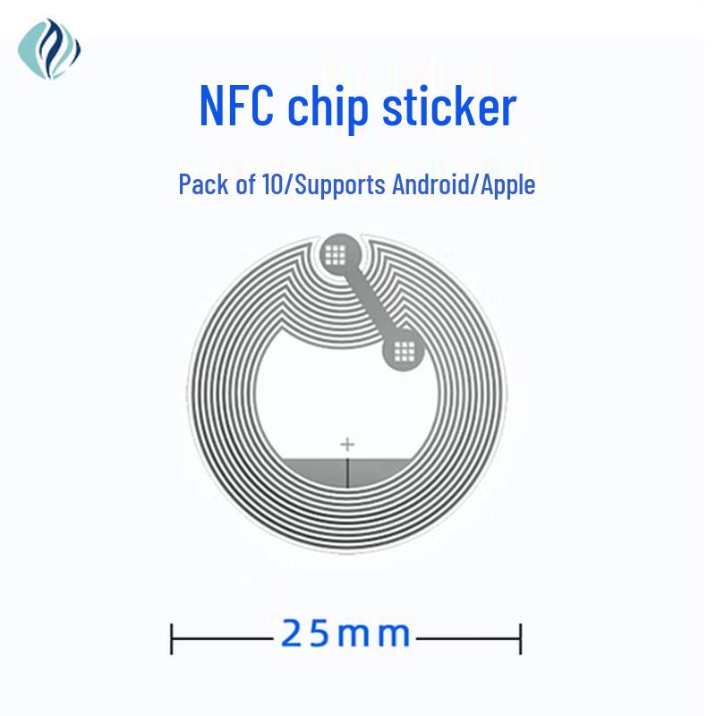

Наклейки NFC с чипом NTAG215 «Сердце с четырьмя лепестками»