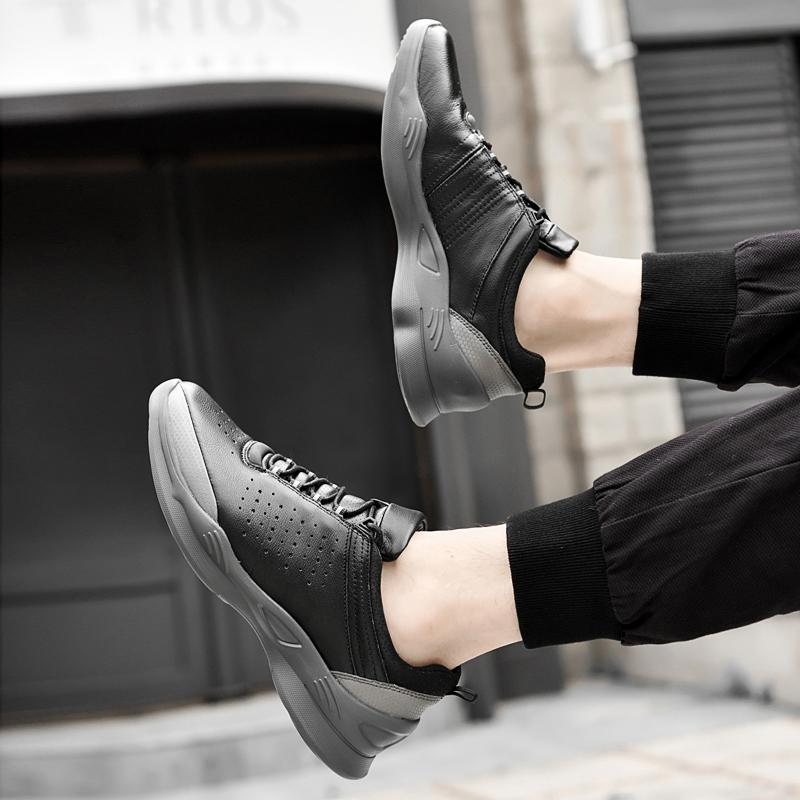 Fashion 2025 Hot Sale Men Sneakers Handmade New Tenis Sport Shoes Genuine Leather Men's Walking Shoes Comfortable Outdoor Casual Shoes