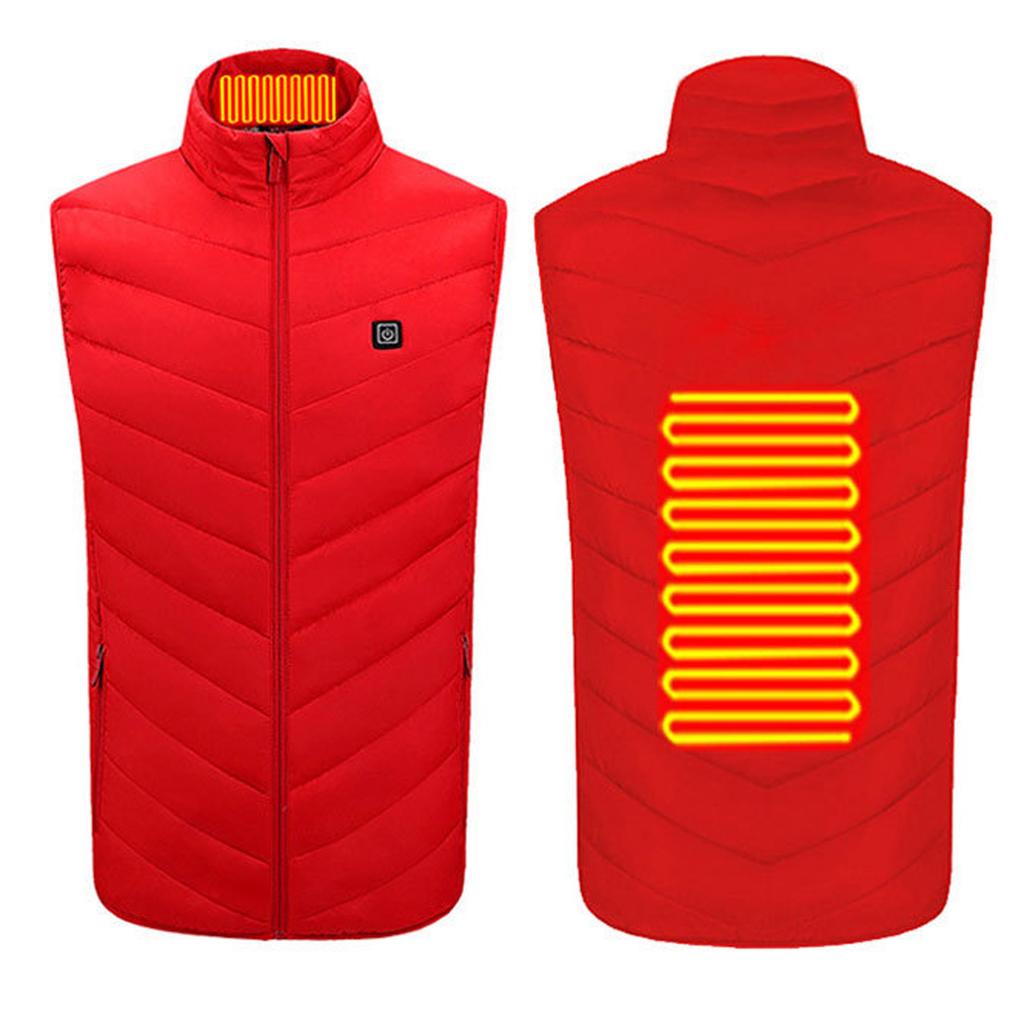 Men's And Women's Fashion Casual Warm Heated Solid Jacket Vests