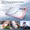 For Samsung Galaxy S23+ Magnetic Case TPU+PC Anti-Drop Clear Phone Cover