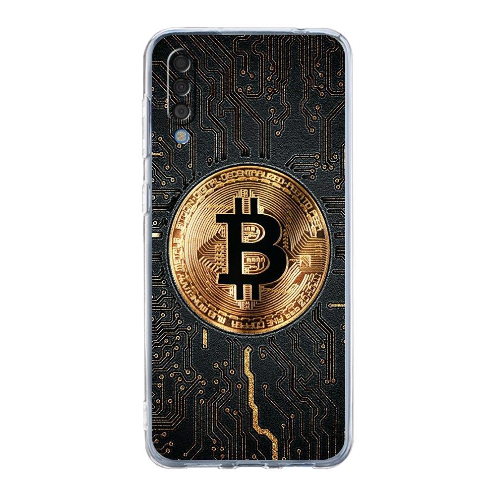 Phone Case For Samsung A56 A36 A26 A16 A14 A12 A22 A32 5G A34 A42 A52 A54 A50 A70 A40 A20E A20S A04S A06 Cover Luxury Bitcoin B