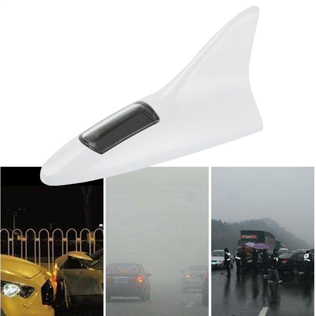 Shark Spin Light Truck Roof Light Shark Fin Design Warning Light 13.2*6.5*6cm Car Radio