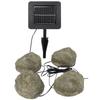 Auto on/Off LED Solar Light Cobblestone Shaped Solar Lawn Lamp Outdoor Pebble Lamp  Lawn