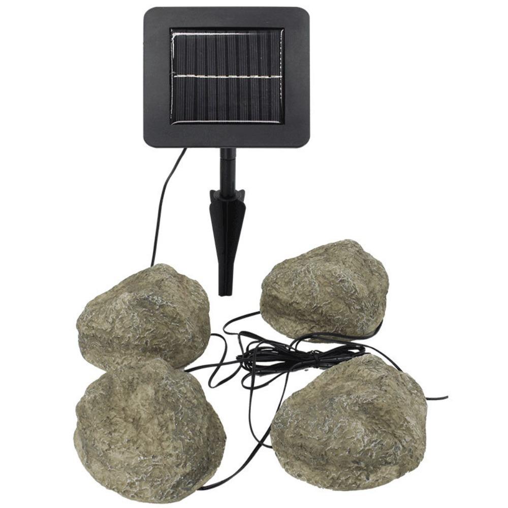 Auto on/Off LED Solar Light Cobblestone Shaped Solar Lawn Lamp Outdoor Pebble Lamp  Lawn