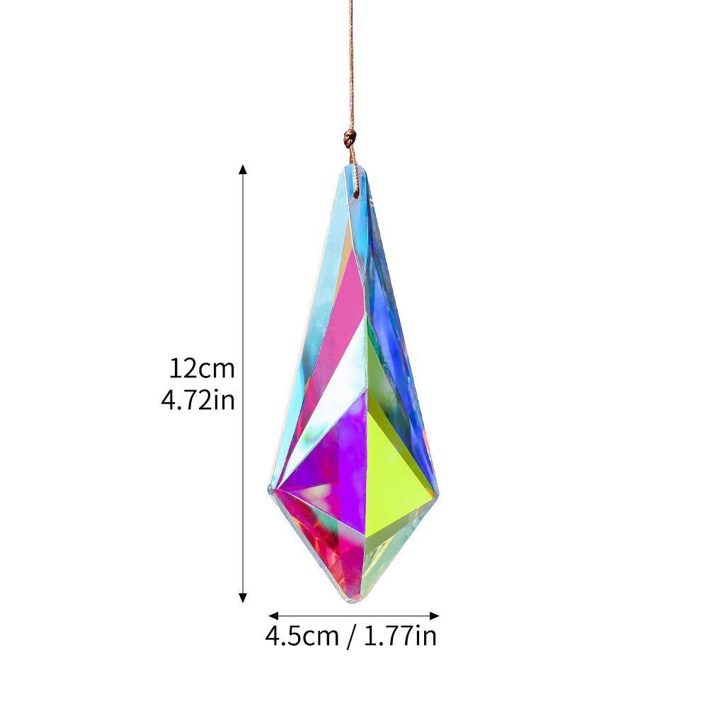 Glass Prism Sunshine Catcher Colorful Rainbow Maker Creative Home Decor  for Garden Window