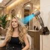 Wall Mounted Hair Dryer Holder Moisture-proof Waterproof Bathroom Storage Rack Multifunctional Space Saving