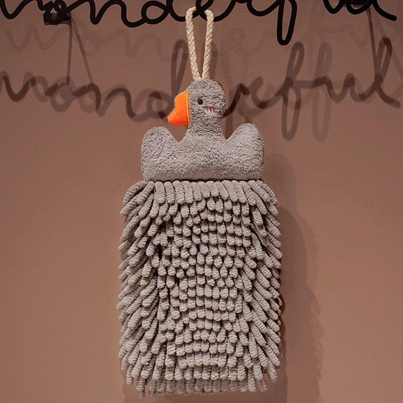Chenille Water-Absorbing Cute Hand Towel for Kids - Bathroom & Kitchen