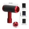 Gear Shift Knob Aircraft Joystick T-Handle Hammer Fit For At Mt Car Shifter Lever Handle Aluminum Alloy Car Accessories