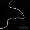 40/45CM Length 925 Sterling Silver Shiny Neck Choker Chain Necklaces Women Jewelry Aesthetic Charms Accessories Argent 925
