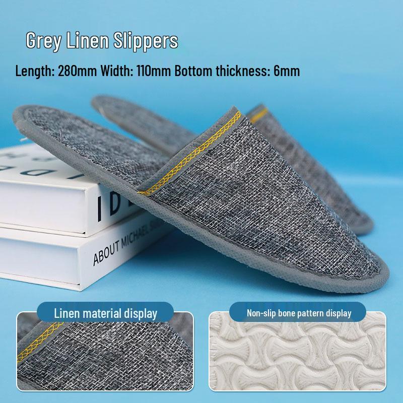 Luxuriöse rutschfeste Hausschuhe aus Korallenfleece für Hotels, B&Bs und Privatzimmer